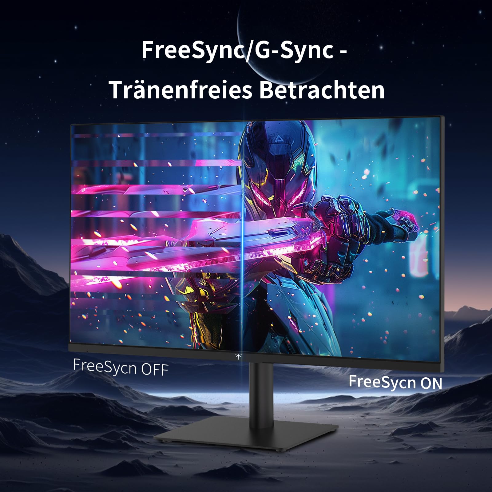 KTC Monitor 27 Zoll, QHD 2K 100Hz (OC 120Hz) - IPS Panel, Anti-Blaulicht Bildschirm, 96% DCI-P3, 126% sRGB, VESA 75 * 75mm, 350 cd/m², Adaptive Sync, PC Monitor für Casual und Arbeiten 8