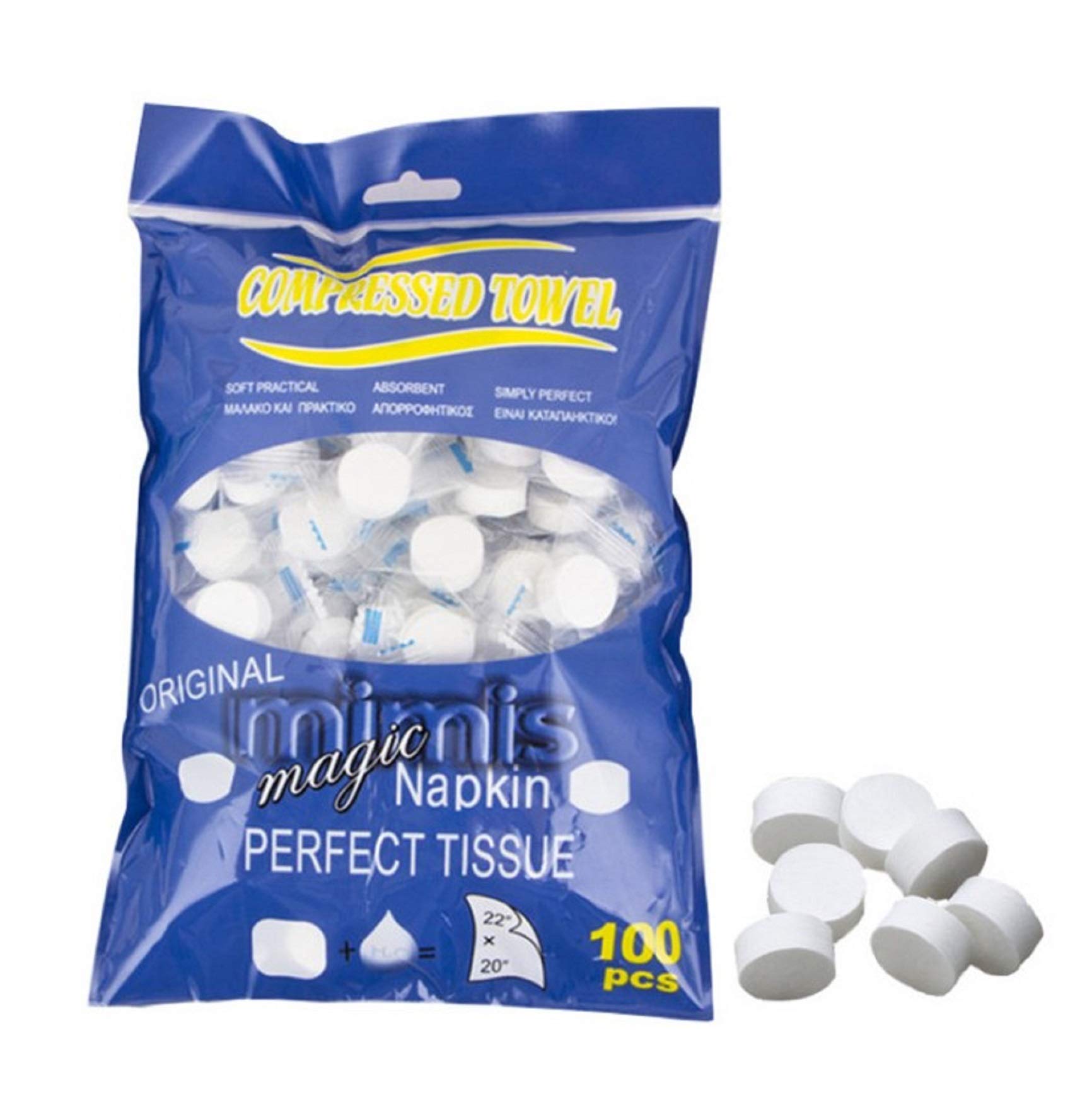 Disposable Compressed Towels Expandable Magic Tissue Easy Carry Outdoor Travel 100pcs toolcompressed Cotton washcloth