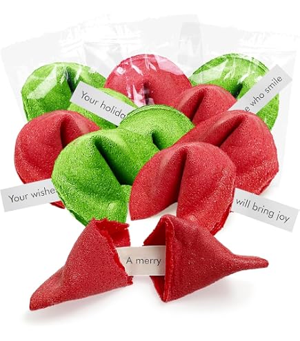 Amazon.com: 4E's Novelty Christmas Fortune Cookies Bulk, 50