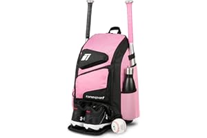 Tonesport Baseball Bag - Backpack for Baseball, Softball, Tball - Adults & Youth Bat Bag