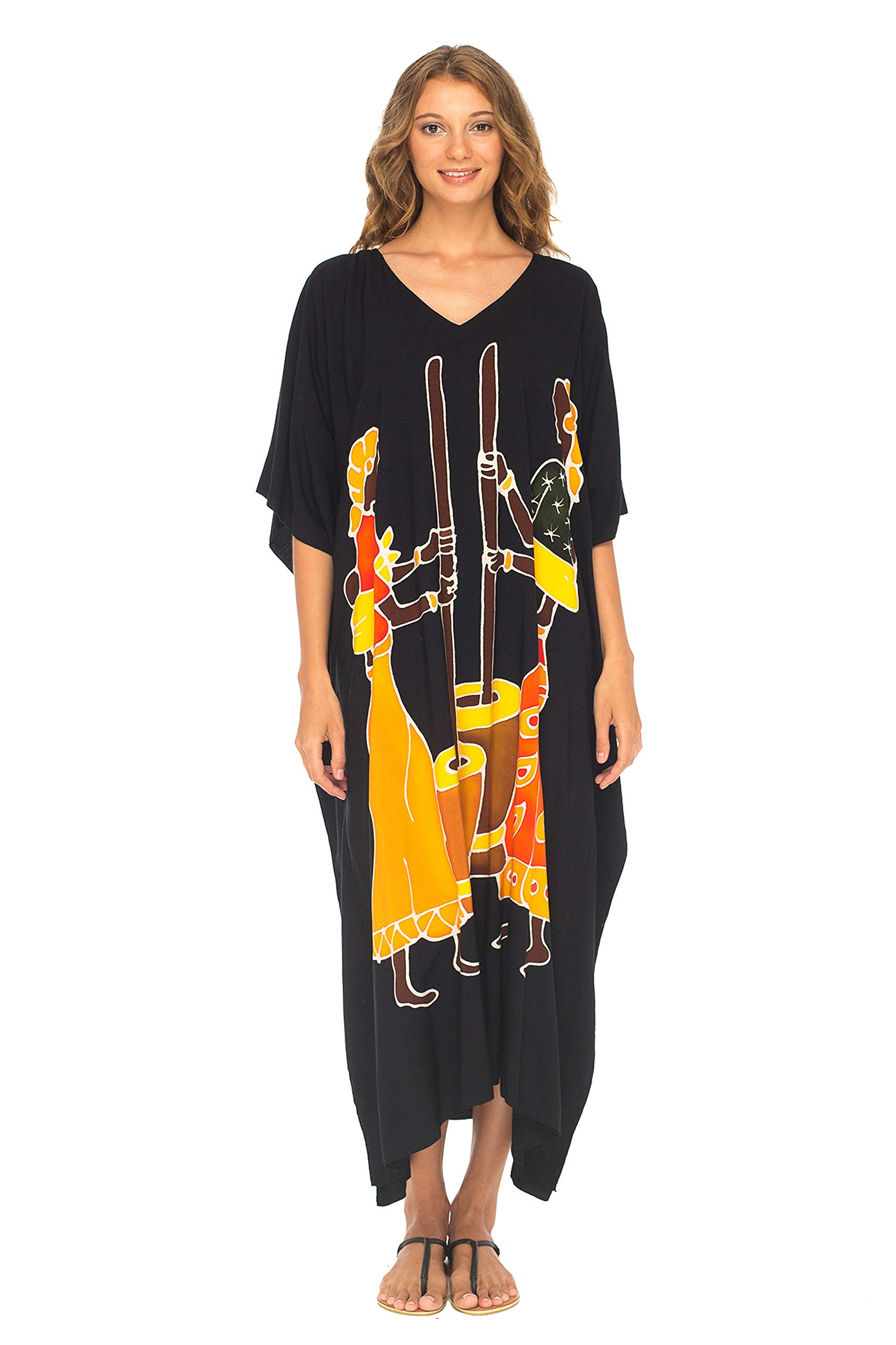 Shu Shi Womens Long Kaftan Dress Beach Maxi Cover Up | Desertcart Brunei Shu Shi Womens Long Kaftan Dress Beach Maxi Cover Up | Desertcart Brunei