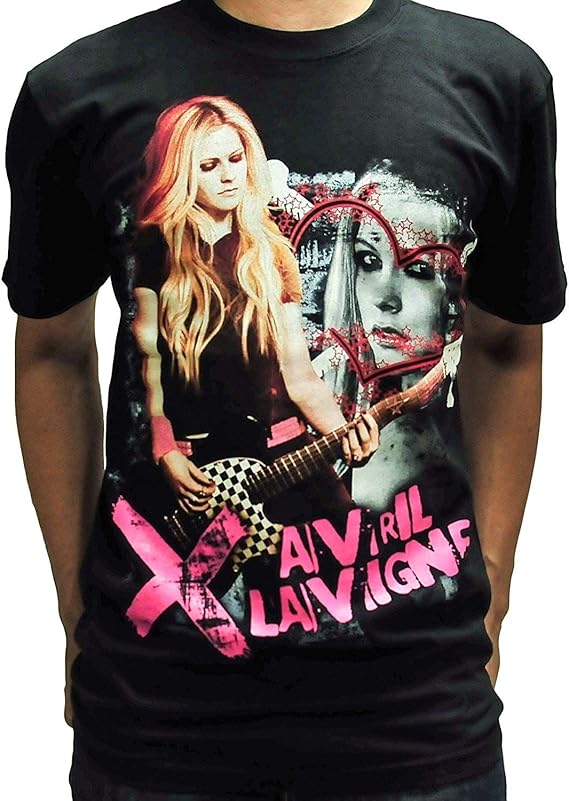 Amazon Smurab Avril Lavigne アヴリル ヒップホップ メンズ レディース Tシャツ 夏服 スポーツ Tシャツ ブラック 半袖 Tシャ Tシャツ カットソー 通販