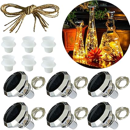 Amazon.com : Solar Cork Lights for Wine Bottles Diamond Bottle Light