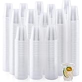 Turbo Bee 1000 Pack 5oz Clear Plastic Cups,Small Disposable Party Cups, Disposable Cups Cold Beverage Plastic Clear Cups, Picnic, BBQ, Travel, and Events