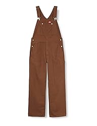 Dickies mens Bib Overalls, Rinsed Timber, 38W x 30L