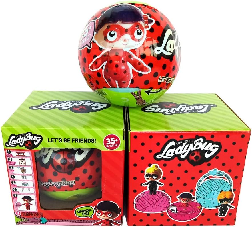 NEW Cartoon Ladybug Hatching Egg 