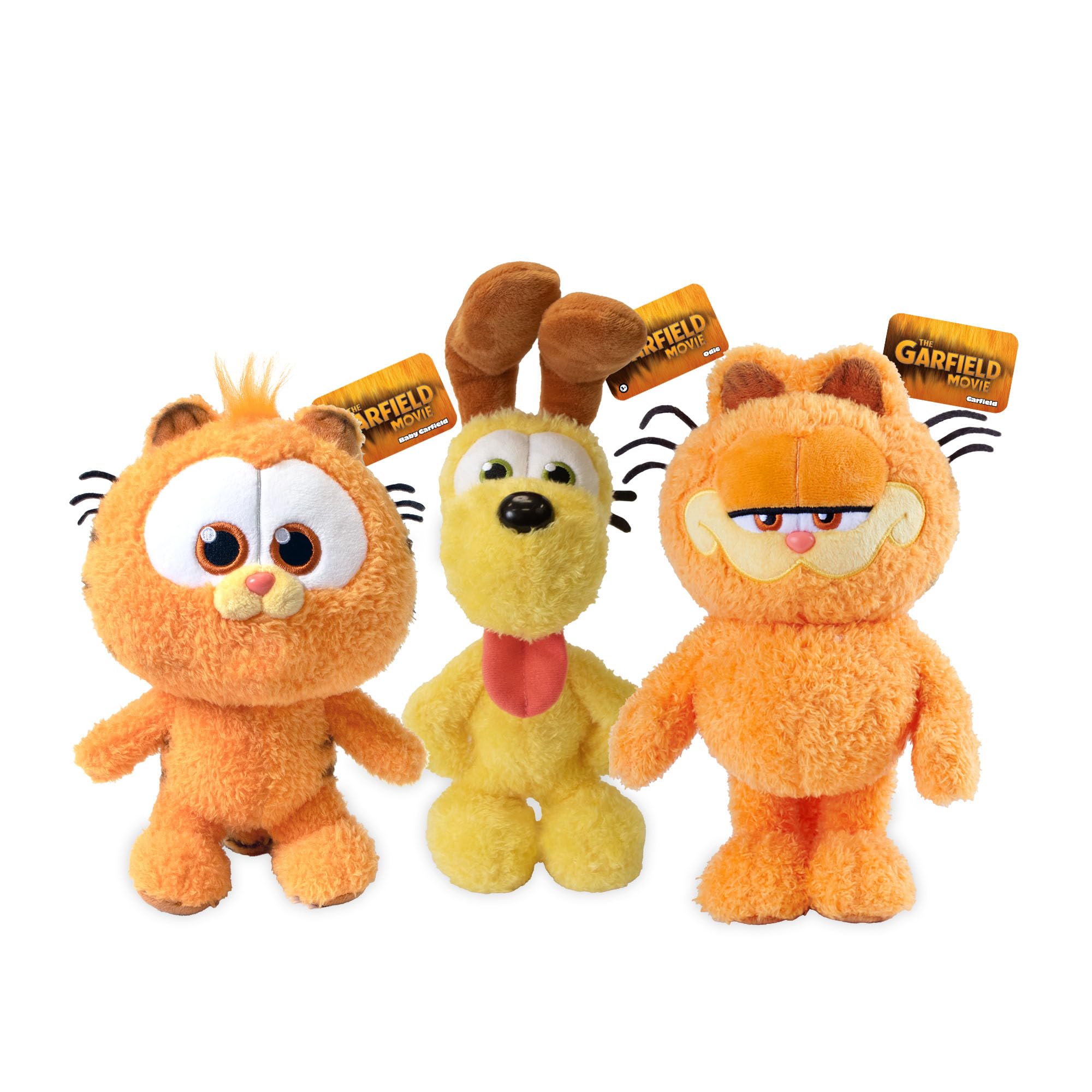 Animagic Garfield & Friends 8'' Plush 3 pc set