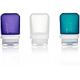 humangear Gotoob+ Refillable Silicone Travel Size Bottles with Locking Cap, 3pk Set