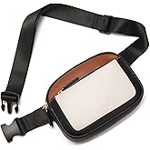CLUCI Belt Bag for Women, Mini Everywhere Crossbody Waist Bag Adjustable Strap, Vegan Leather Women's Fanny Pack