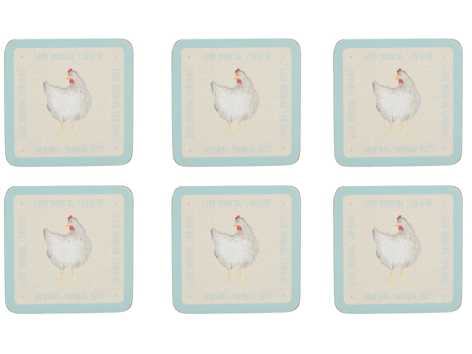 Creative Tops Coasters, Wood, Multi/colour,, 11.000 x 11.000 x 7.000 cm