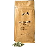 Jovvily Peppermint Leaf, 1 lb, Cut & Sifted, Herbal Tea, Refreshing
