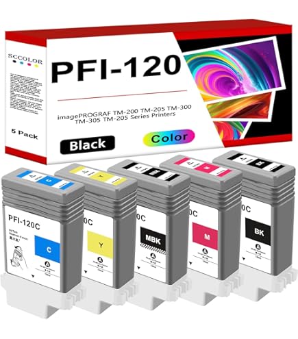 Canon - canon 純正 PFI120MBK 120BK Amazon.com: Canon PFI-120 130ml Ink Tank 6-Pack PFI-120MBK's