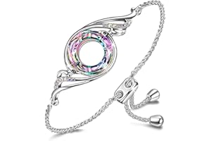 Kate Lynn ♥ Rise From the Ashes Phoenix Bracelet Made with Crystals from Austria, Adjustable Slider Bracelet for Women, Packaged with Jewelry Box, Birthday Gift for Women, Symbol of Luck and Renewal