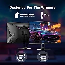 KTC 27 Inch Gaming Monitor 180Hz, Full HD 1920x1080
