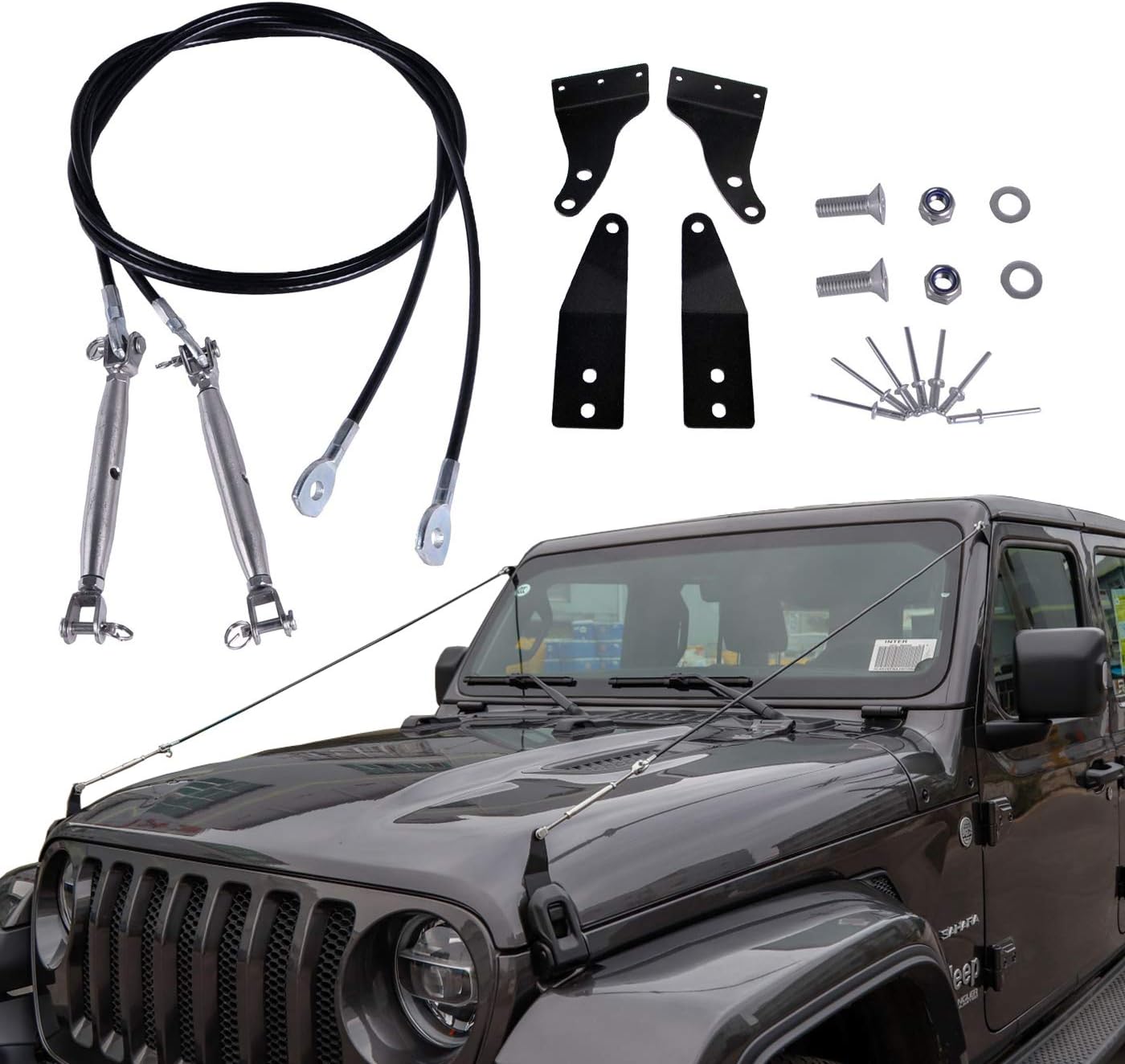 Omotor Limb Risers Kit for Jeep Wrangler JL 2018 2019 Through the