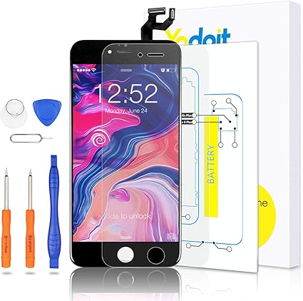 Amazon Yodoit Iphone6s Plus フロントパネル 画面 液晶パネル 修理交換用 Lcd タッチパネル フロントガラス スクリーン 修理パーツ デジタイザ 修理工具 画面保護フィルム付属 黒 5 5インチ 家電 カメラ オンライン通販