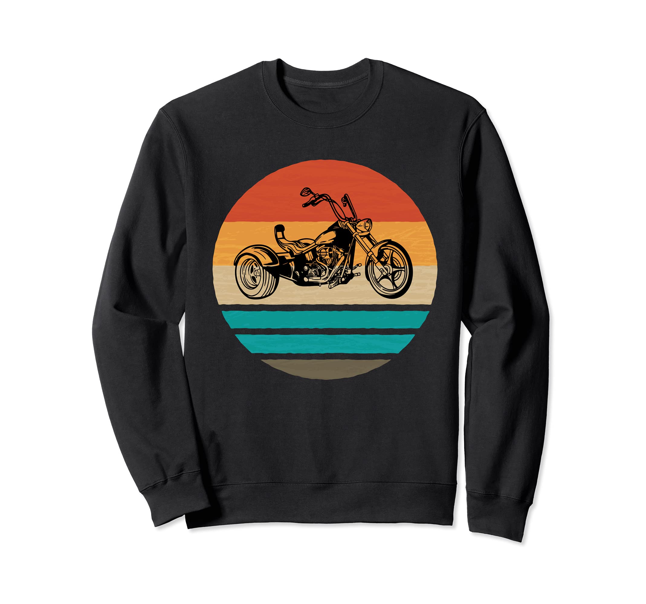 Trike motorcycle retro vintage motif tricycle Sweatshirt