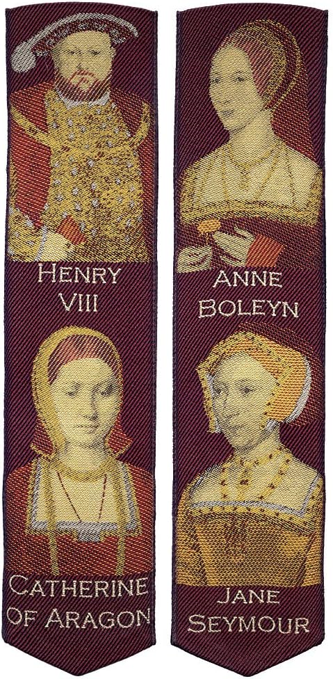 Papilionaceous Henry VIII Silk bookmark (1 of 2)