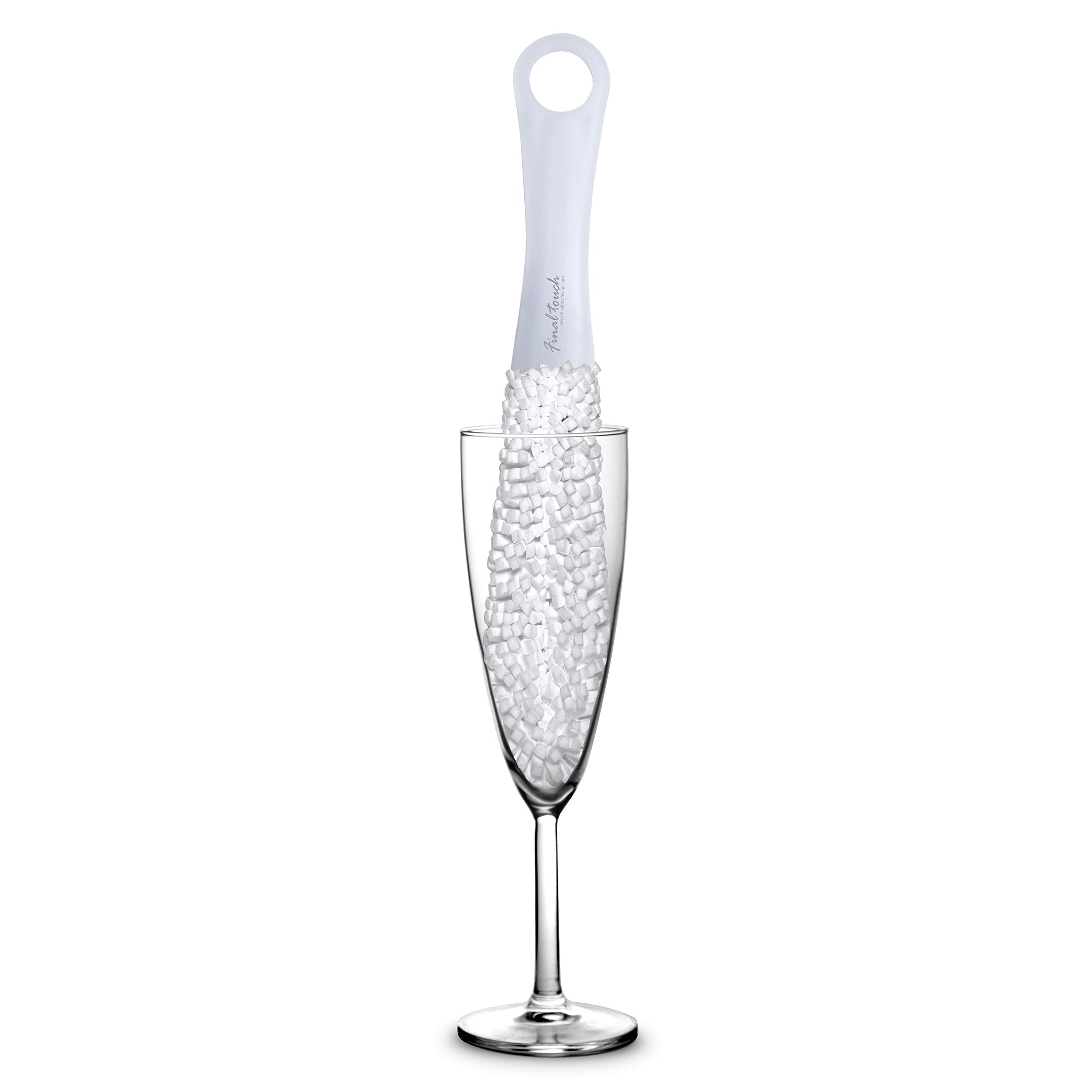 Final Touch Champagne Flute Cleaning Brush (WBR3) , White