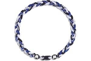 Willtok Premium 18inch Baseball Necklace w/Nylon Tri-Braided Rope Tornado Design