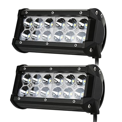 2pcs 36 W Proyector LED Faro de trabajo impermeable rojecteur ...