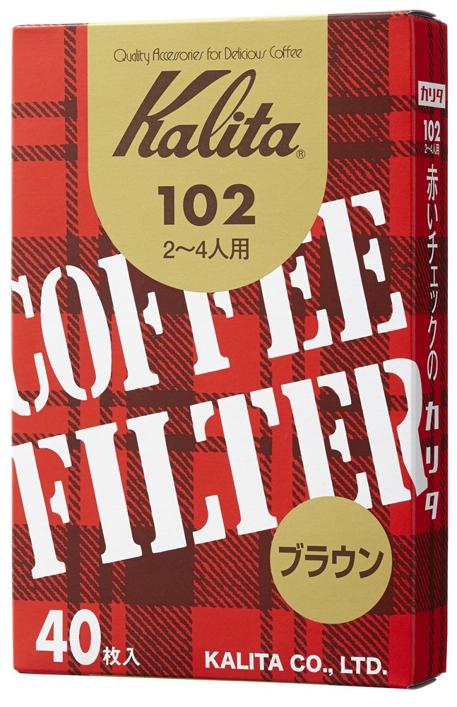 カリタ Kalita うまみを引き出す コーヒー ペーパー フィルター 台形 2~4人用 102濾紙 40枚 箱入り ブラウン #13143 おしゃれ キャンプ アウトドア 喫茶店 アンティーク 結婚 祝い プレゼント 誕生日 女性 男性 還暦 退職 記念日 ギフト 贈り物 還暦 敬老商品画像