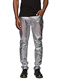 COOFANDY Shiny Pants for Men Metallic Night Club