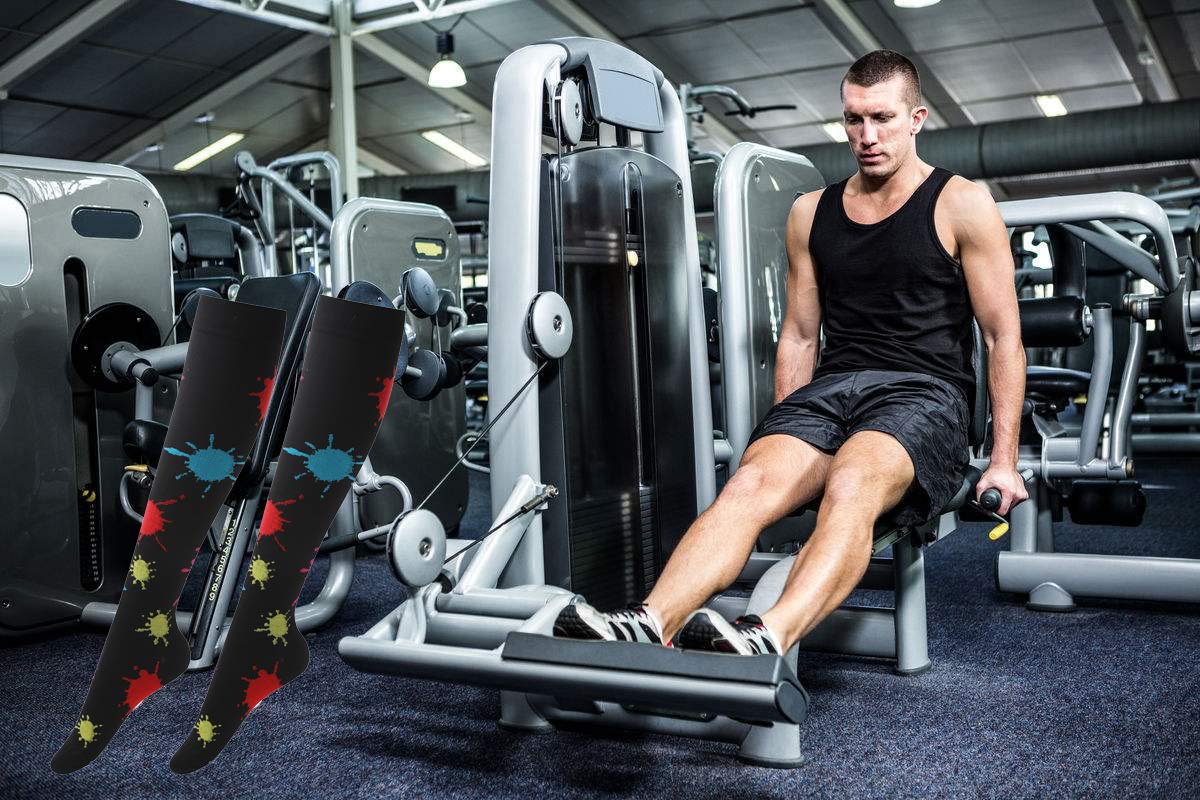 Compression Socks (5/7 Pairs) for Men & Women, Running, Flight, Travel, Nurses, Pregnant - Boost Performance, Blood Circulation & Recovery (Assorted 1, L/XL(US Women 7-10.5 / US Men 6-9))