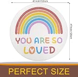 Enyhom 120cm Rainbow Kids Rug Non-slip Fluffy Play Carpet for Girls view 2