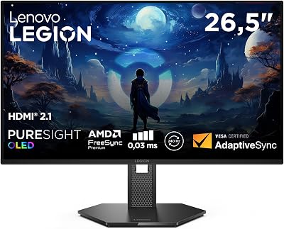 Legion 27Q-10 OLED | 26.5 Zoll QHD Gaming Monitor | 240 Hz | 0.03ms