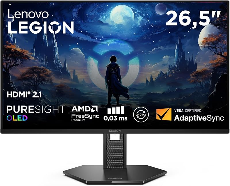 Legion 27Q-10 OLED | 26.5 Zoll QHD Gaming Monitor | 240 Hz | 0.03ms