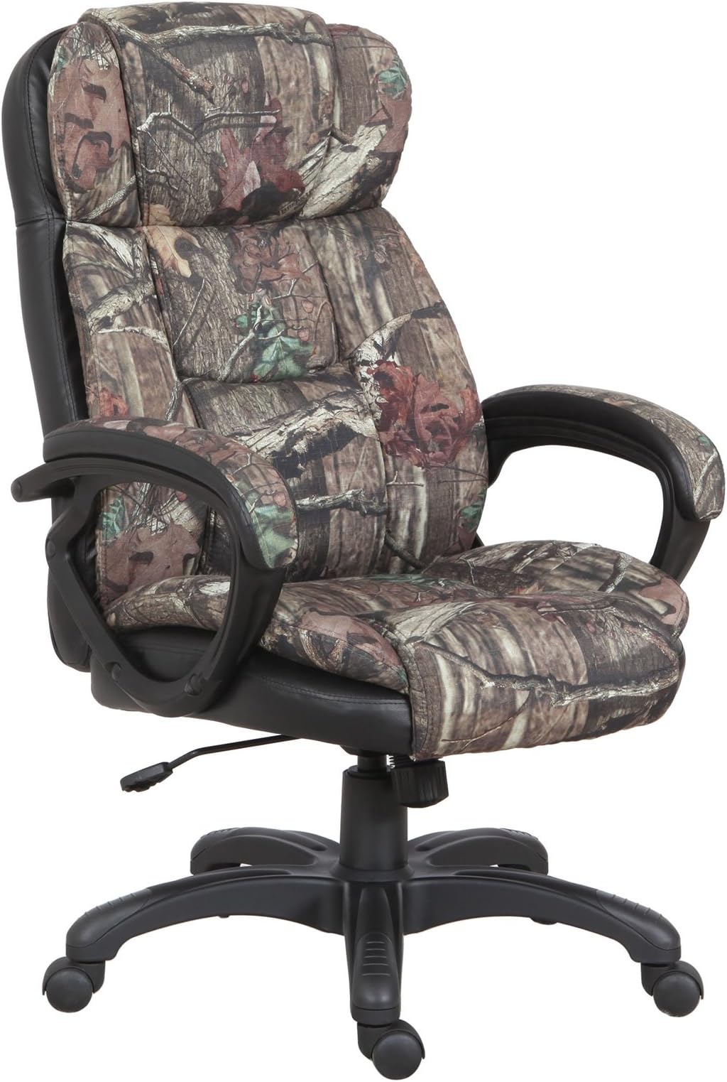 OS Home and Office Furniture 45.25" Fabric Executive Chair in Mossy Oak/Black
