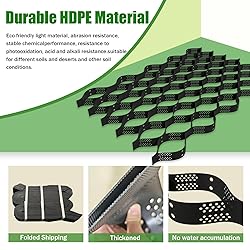 4" Thick Gravel Ground Grid 6.5ft x 33ft - Geo Grid