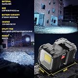 LETOUR LED Torch 10000mAh 4800LM Rechargeable USB Power Bank 7 Modes Camping view 7