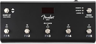 Fender GTX-7 Footswitch for Mustang GTX Amplifiers with Looper Effects Presets