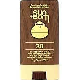Sun Bum Premium Sunscreen Face Stick, SPF 30, Broad Spectrum UVA/UVB Protection, Paraben Free, Gluten Free, Oil Free, 13 g (P