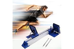 DNYSYSJ Starting Block - Multi-Function Athletics Track Starting Block 6 Adjustable Pedal Angle Sprinter Starting Block