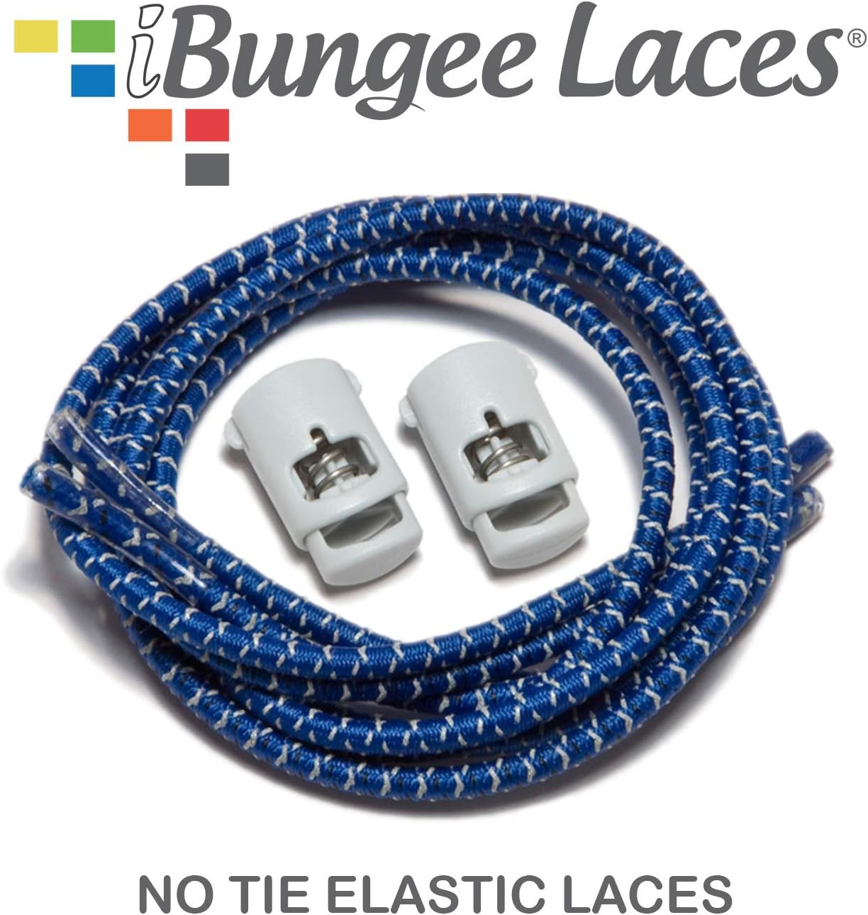 IBUNGEE LACES(Elastic No Tie Shoelaces (Made in the USA)