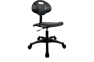 TAKE UR SEAT Ultimate All Purpose Stool, Heavy Duty, Built and Shipped Within 24 Hours, Desk Height 16-21", Great for Medical, Lab, Cleanroom, Spa, Salon, Office, Shop, Garage (Nylon)