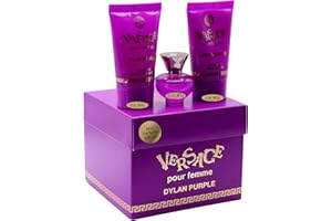 Versace Dylan Purple By Versace, 3 Piece Miniature Gift Set For Women