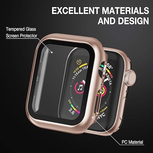 Case Compatible with Apple Watch 40MM Series 6/5/4/SE with Built