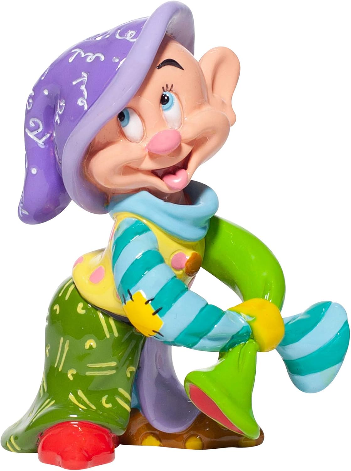 Romero Britto Dopey Mini Figurine, Multicolor