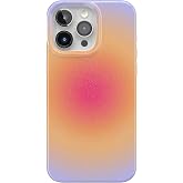 Casely iPhone 15 Pro Max Case | Sunset Halo | Rainbow Aura | Compatible with MagSafe | Classic Ultra Slim Design