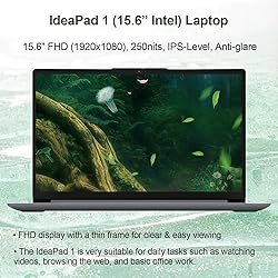 Lenovo IdeaPad 1 Home Laptop, 15.6" FHD