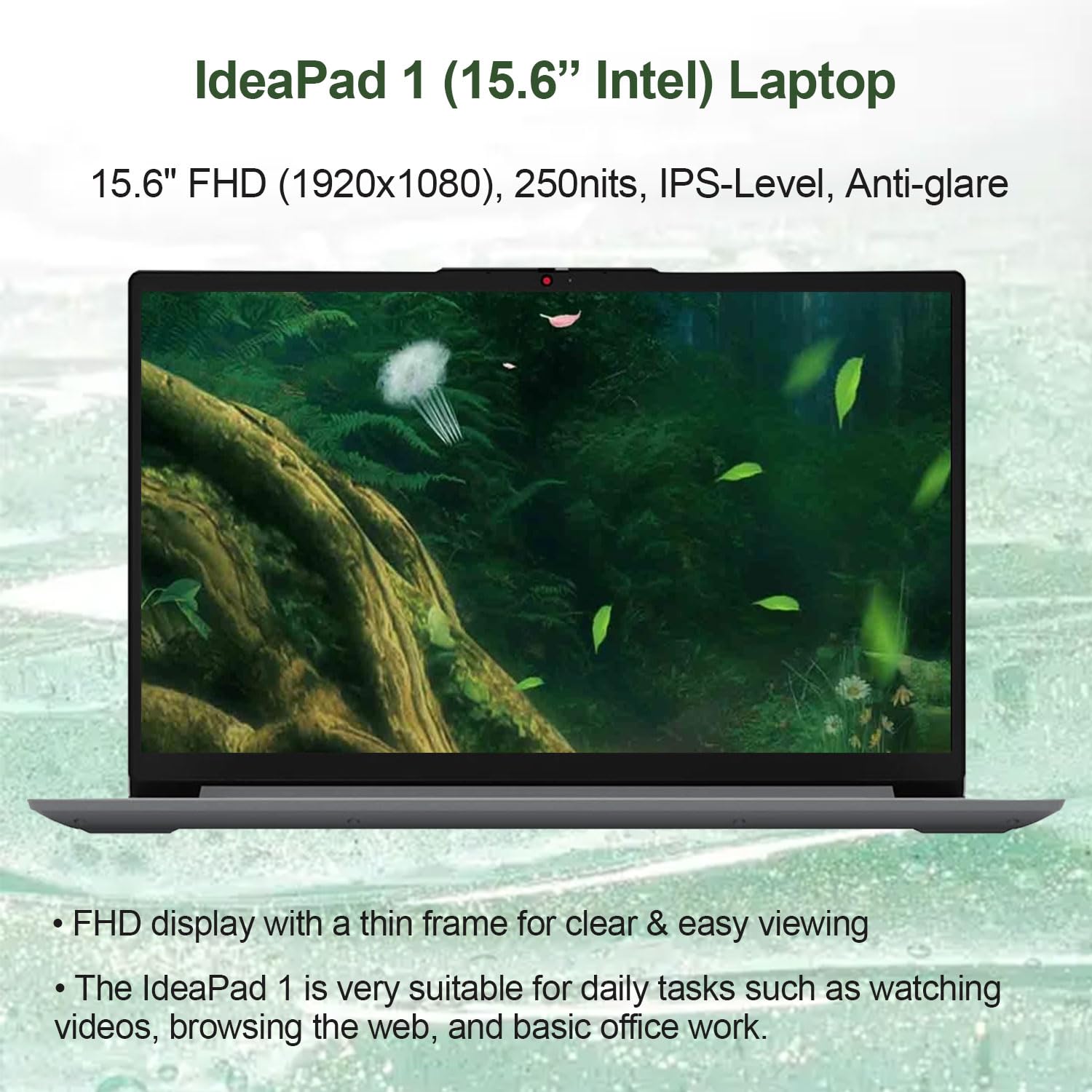 Lenovo IdeaPad 1 Home Laptop, 15.6