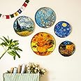 RITUALISTIC Van Gogh Wall Plates- Set of 5 |Home Decor | Painting | Divine | Intricate Designs