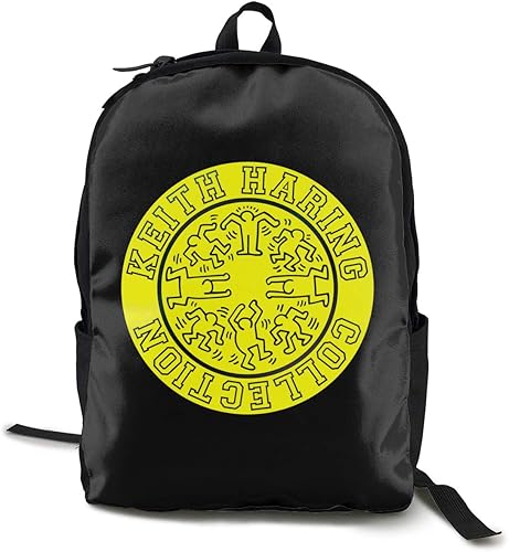 Amazon キース ヘリング 防水大容量バックパック旅行 中学生バックパック登山リュックラップトップ 多機能 バッオシャレ バックパック 通学 出張 通勤 バックパック Bingfone メンズ