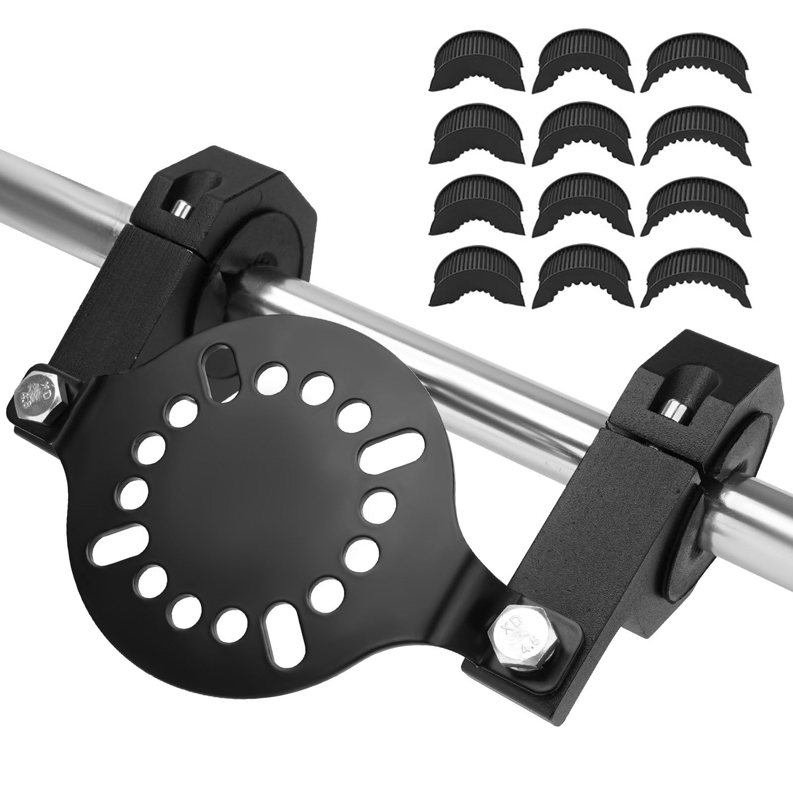 Photo 1 of JERBOR Upgraded UTV ATV Gas Can Mount Fit for Rotopax, Oil Tank Mounting Holder Fit for Polaris for Pioneer for Can Am Commander Talon for CFMOTO, Fit for 1''-2'' Roll Cages and Most of Gasoline Pack