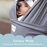 Sleepy Wrap Baby Carrier Newborn to Toddler Dark Grey 7-35 lbs 3-15 kg view 2