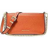 Michael Kors Women's Bryant Small Convertible Crossbody Bag, Gold-Tone Hardware/Orange Punch